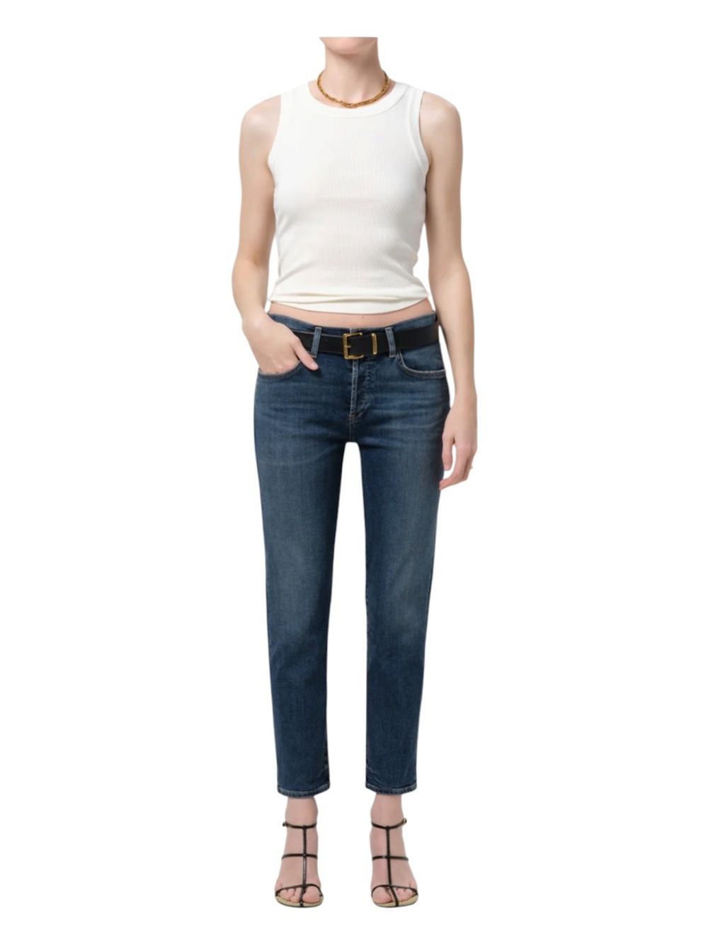 Citizens of Humanity Emerson Slim Boyfriend Jeans in Weekend Blue - Size 27
